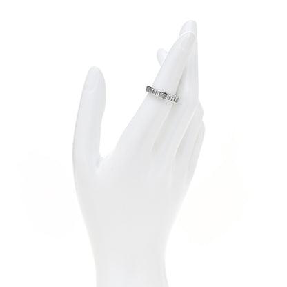 Tiffany Platinum Diamond 4mm Channel-Set Baguette Eternity Band Ring 50 5.5 2 of 5