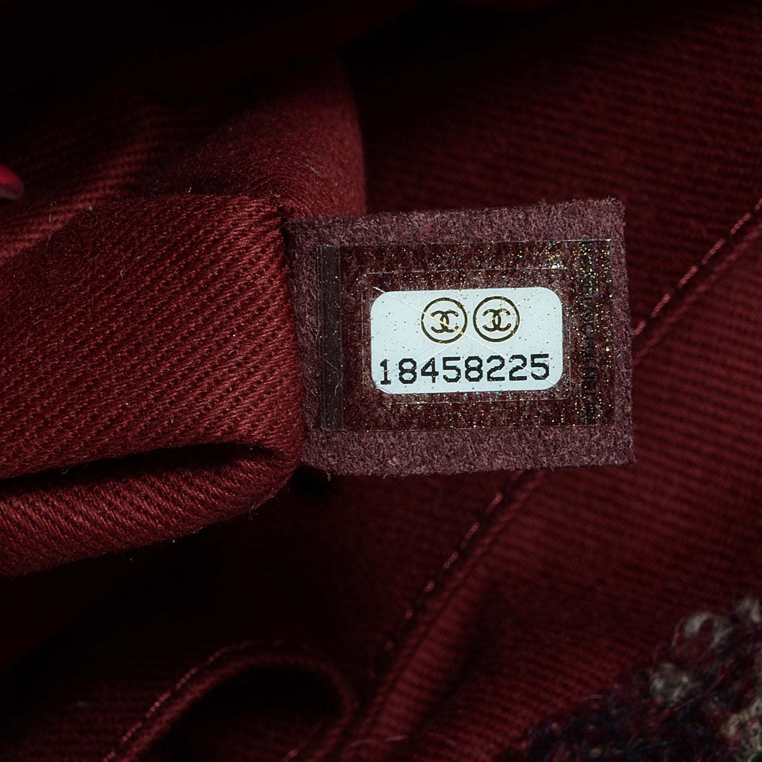 Chanel Tweed Quilted Paris Edinburgh Tartan Fringe Flap Burgundy 7 of 8