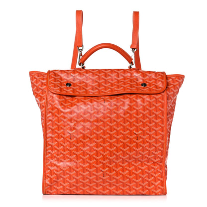Goyard Goyardine Saint Leger Soft Briefcase Backpack Orange 1 of 18