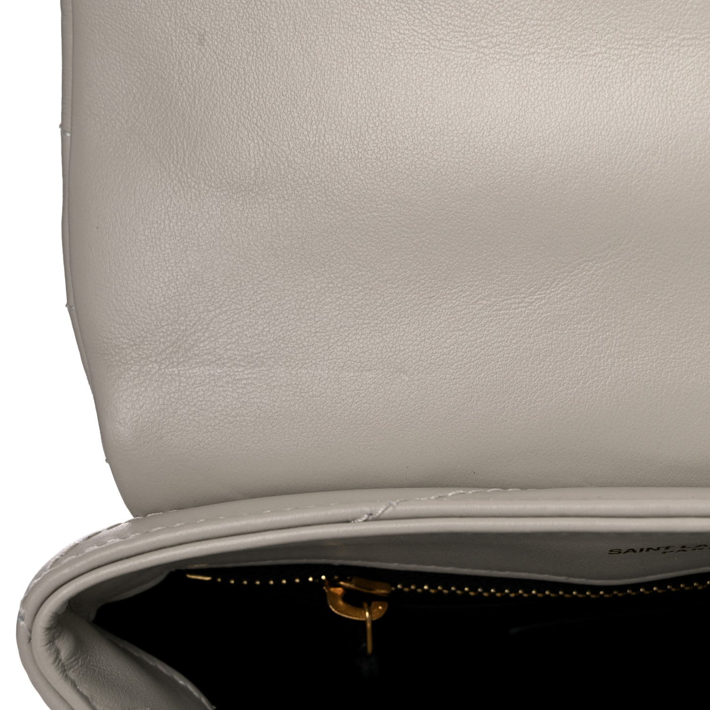Calfskin Y Quilted Monogram Toy Loulou Crossbody Bag Crema Soft