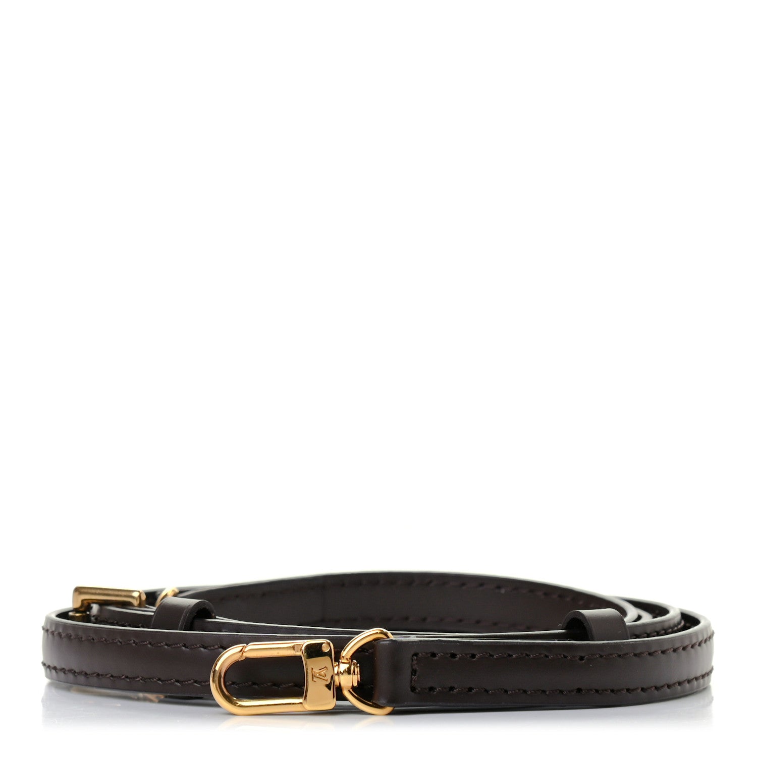 Louis Vuitton Calfskin 12mm Adjustable Shoulder Strap Brown 1 of 8