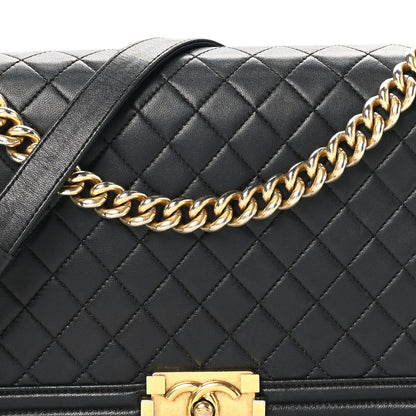 Chanel Lambskin Quilted New Medium Boy Flap Black 8 of 13