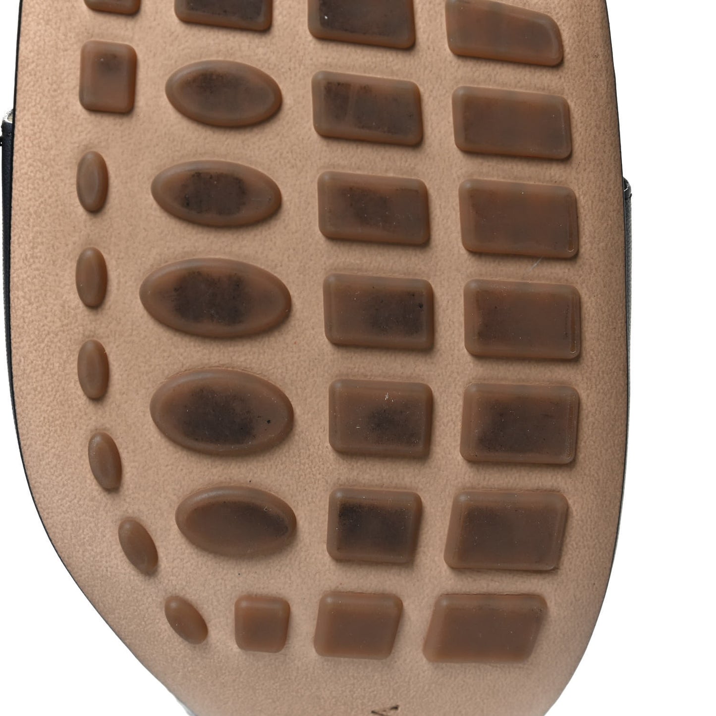 Lambskin Stretch Mule Sandals 38.5 Light Graphite