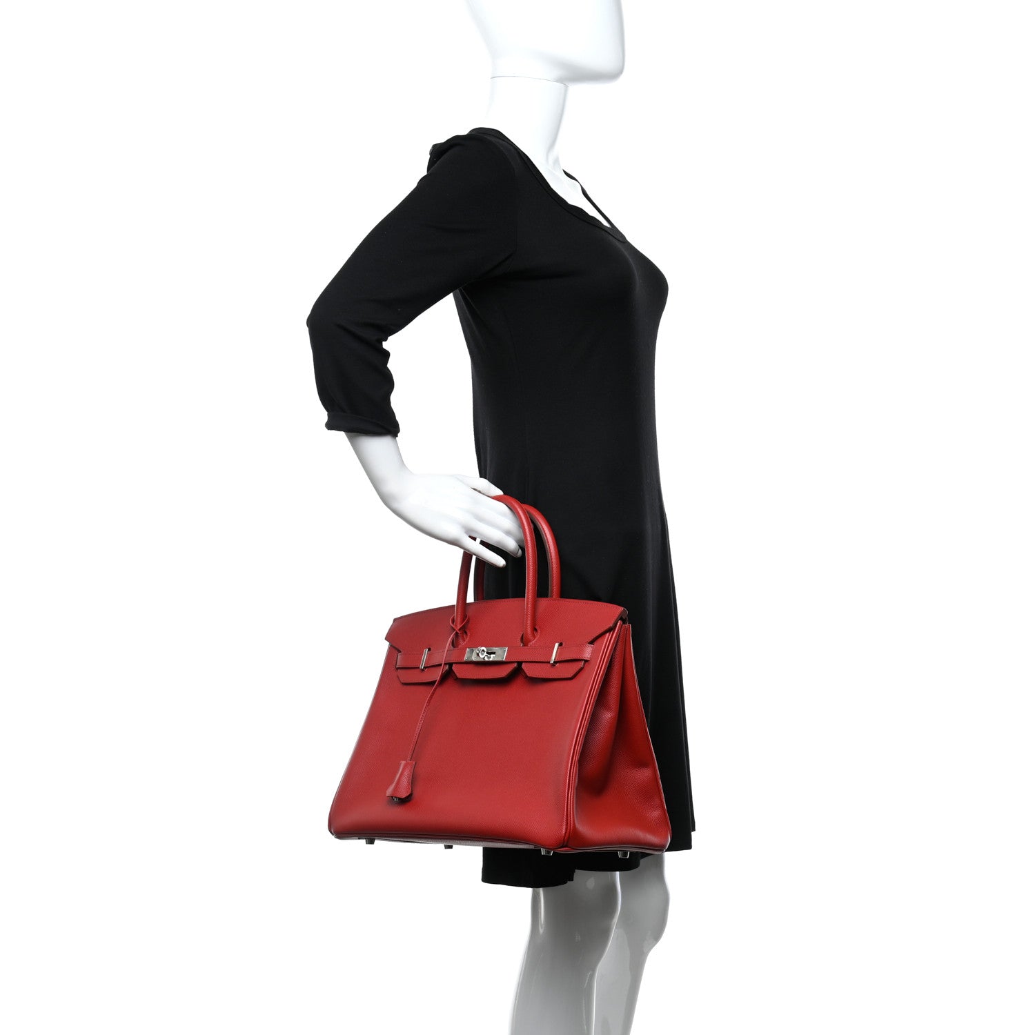 Hermes Epsom Birkin 35 Rouge Garance 2 of 15