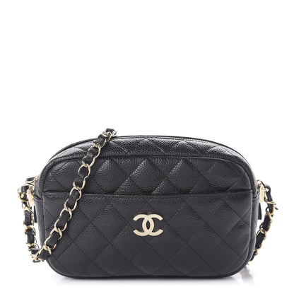 Chanel Caviar Quilted Camera Case Black 1 of 11