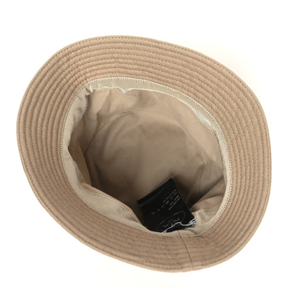 Prada Re-Nylon Logo Embroidered Womens Bucket Hat S Kaki 7 of 7