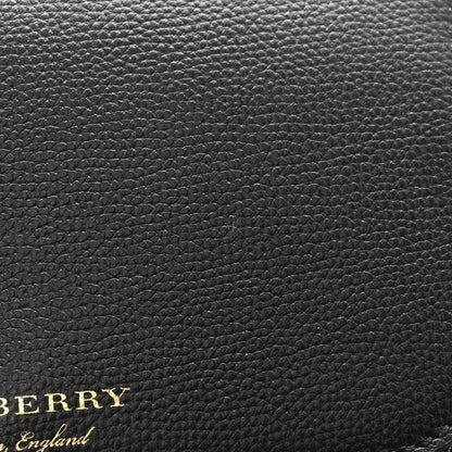Burberry Derby Calfskin House Check Wallet On Chain Black 15 of 18