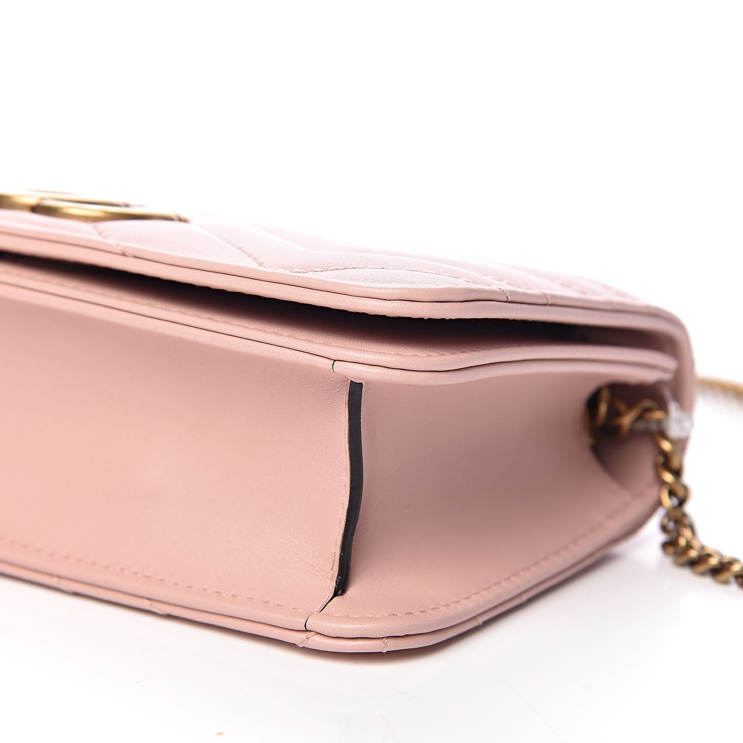 Calfskin Matelasse GG Marmont Mini Bag Perfect Pink