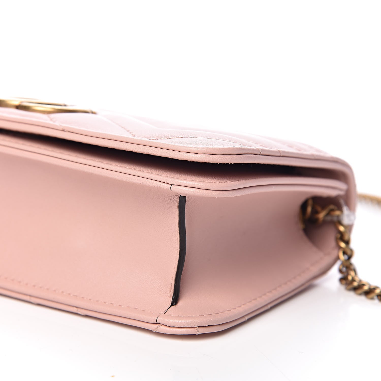 Gucci Calfskin Matelasse GG Marmont Mini Bag Perfect Pink 8 of 10