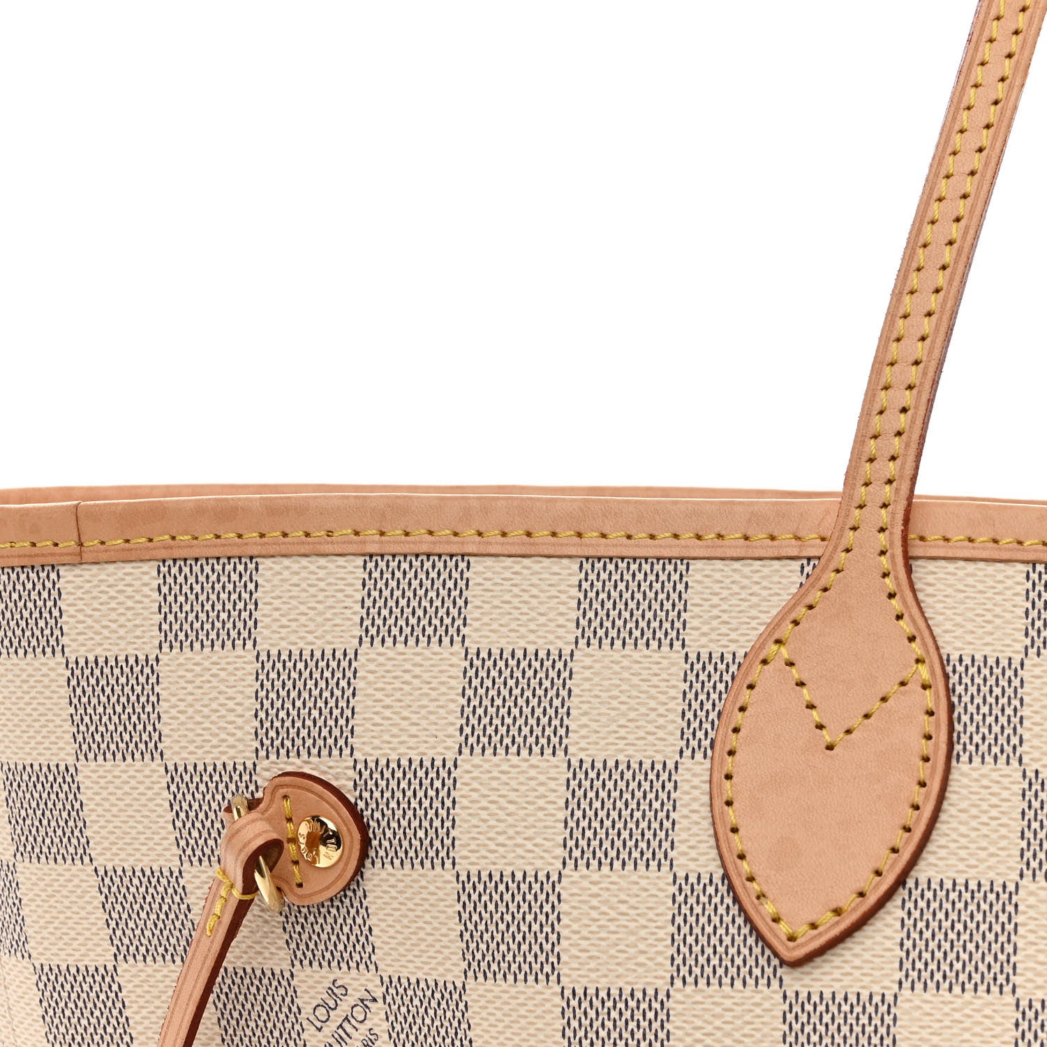 Louis Vuitton Damier Azur Neo Neverfull MM Rose Ballerine 11 of 11
