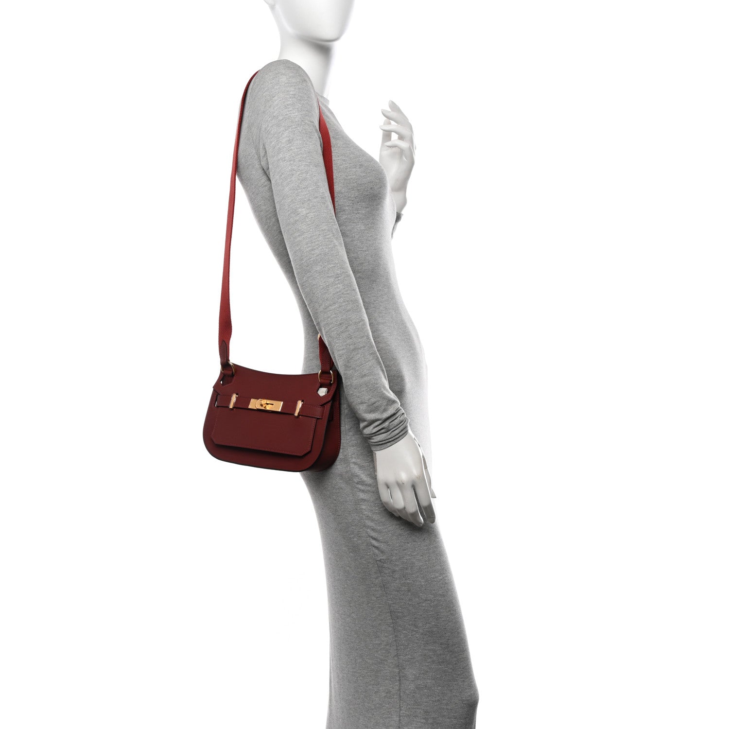 Hermes Swift Mini Jypsiere Rouge H 2 of 10