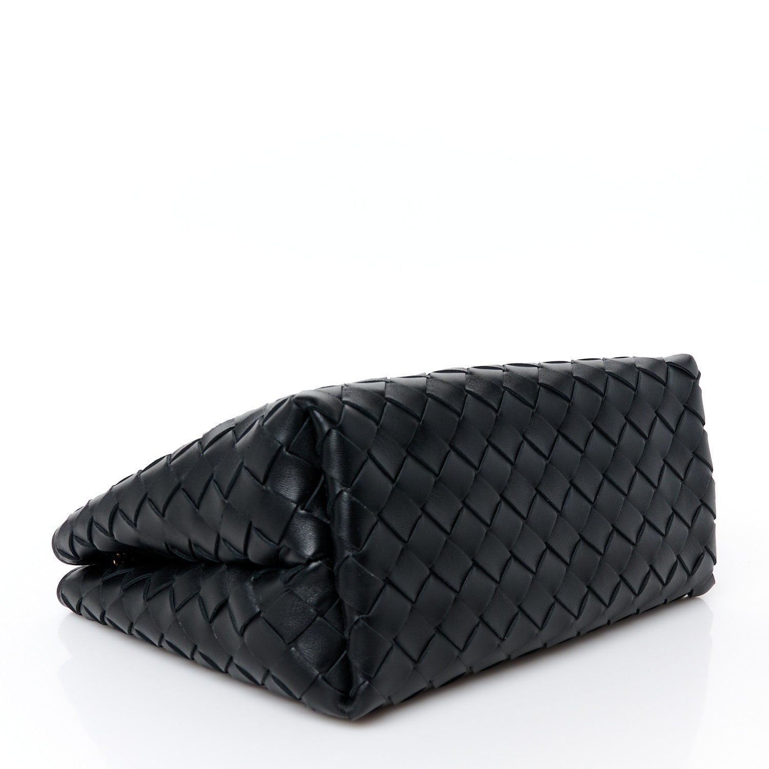 Bottega Veneta Nappa Intrecciato Small Andiamo With Chain Shoulder Bag Black 4 of 10