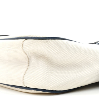 Chanel Nylon Rubber Messenger White Blue 18 of 21