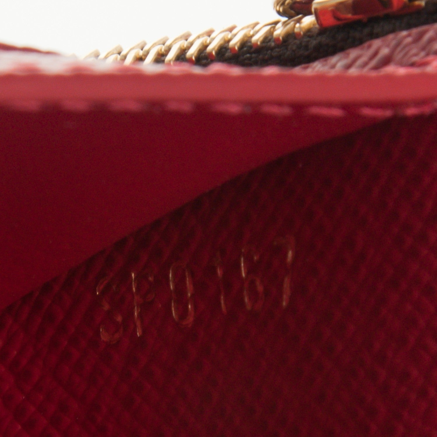 Louis Vuitton Damier Ebene Victorine Wallet Red 7 of 7