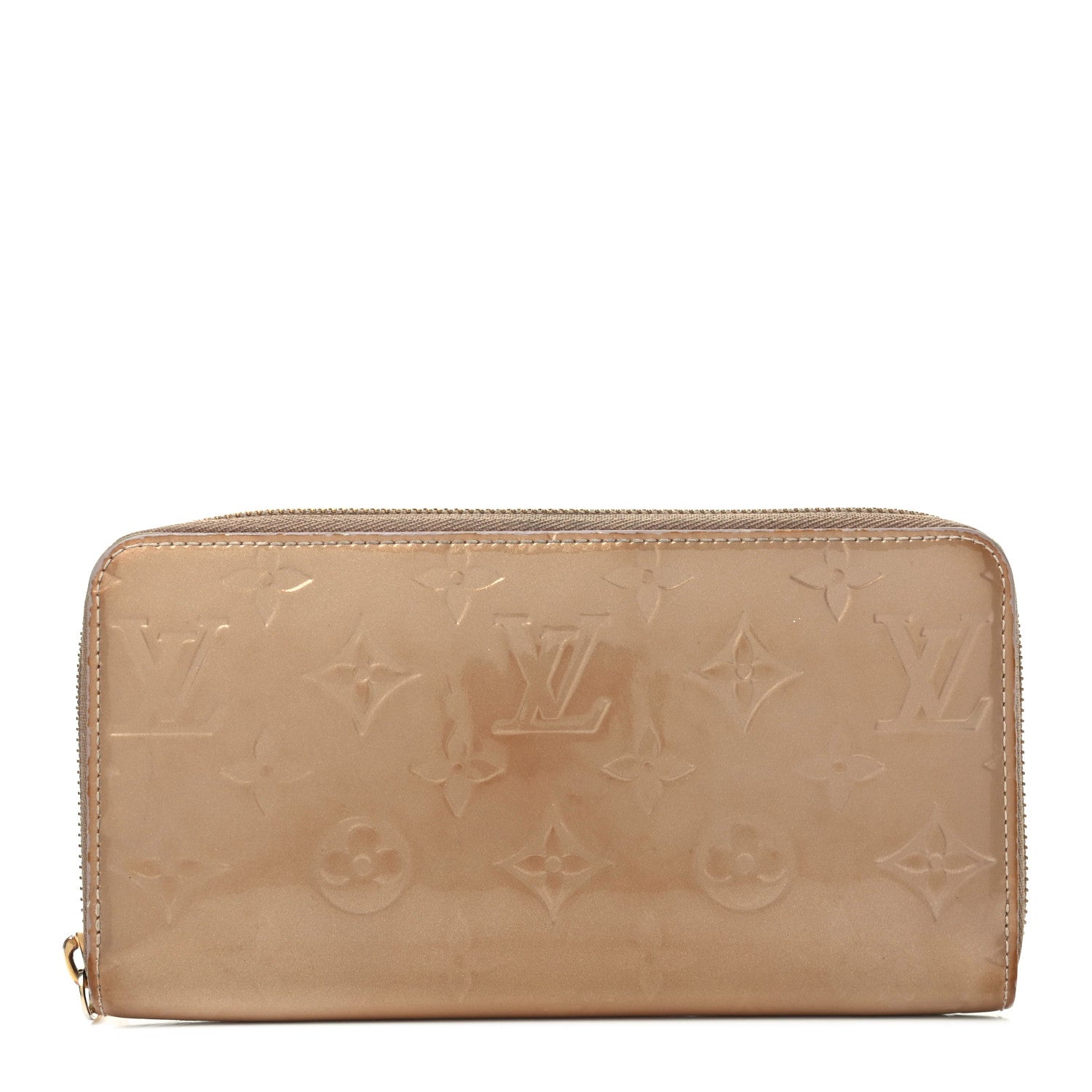Louis Vuitton Vernis Zippy Wallet Beige Poudre 1 of 8