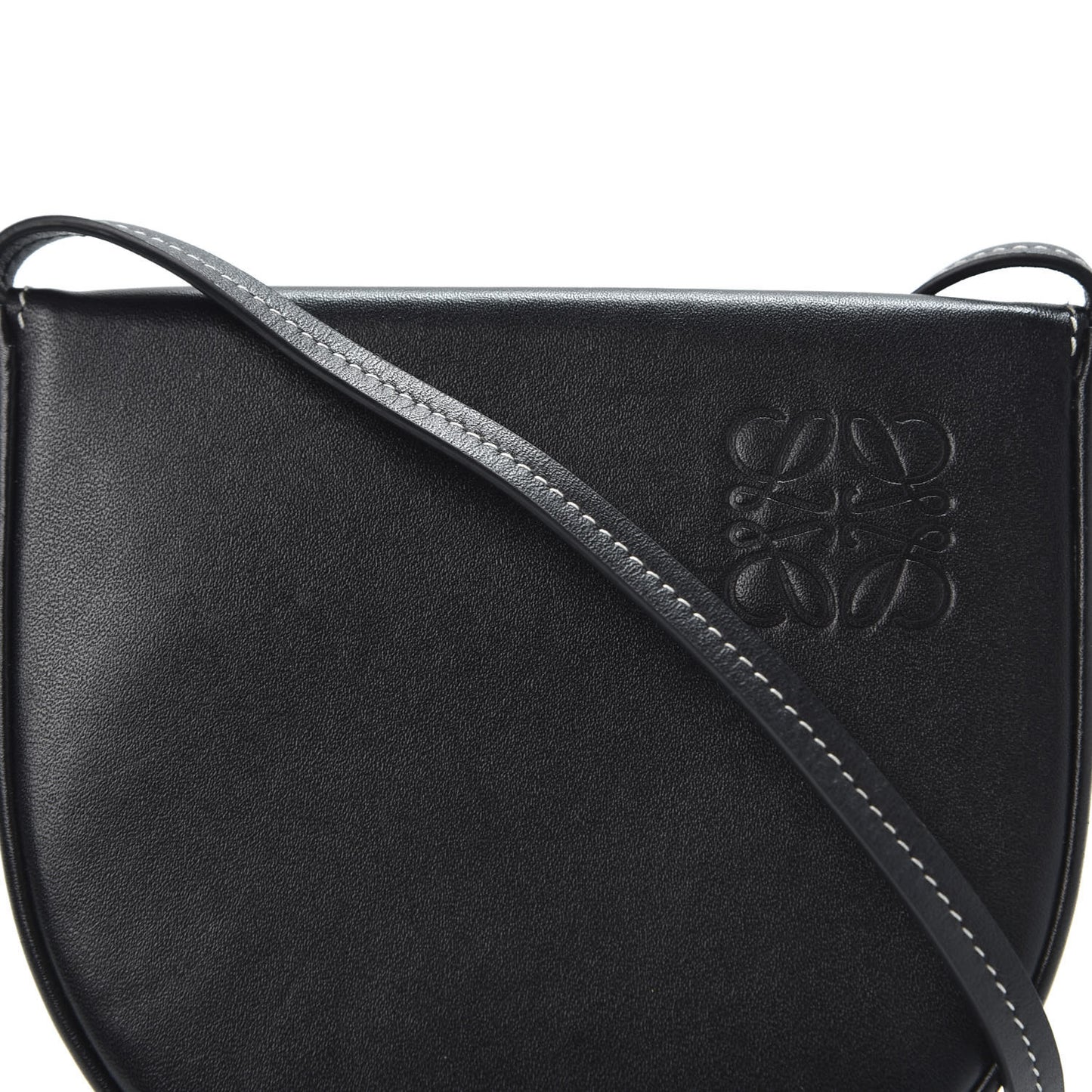 Soft Calfskin Small Heel Bag Black