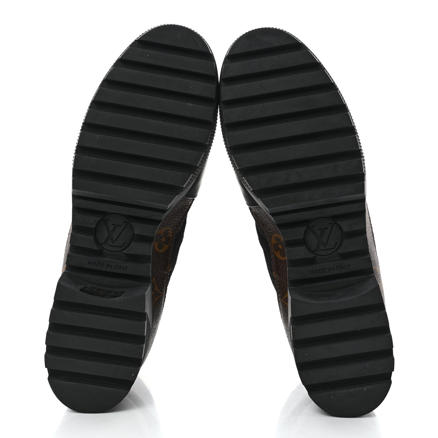 Louis Vuitton Suede Calfskin Monogram Laureate Platform Desert Boots 41 Black 5 of 8