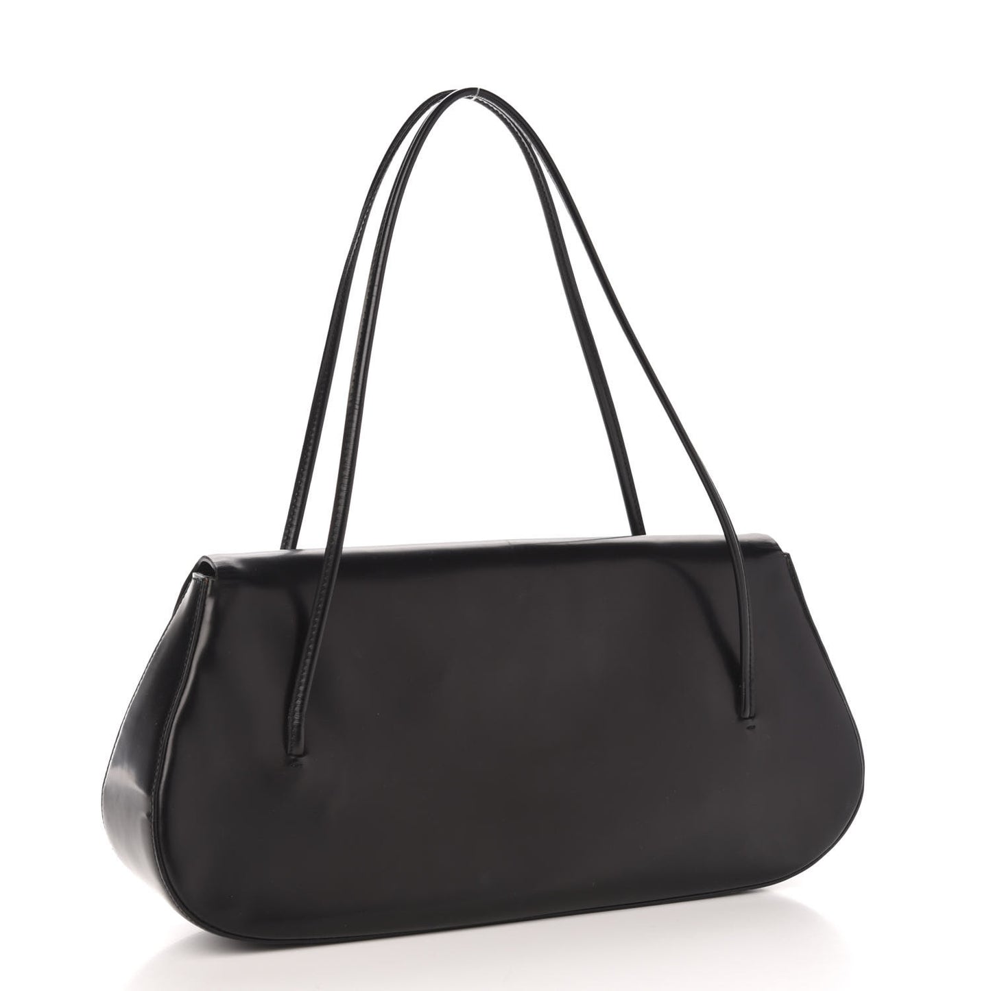 Spazzolato Chic Shoulder Bag Black