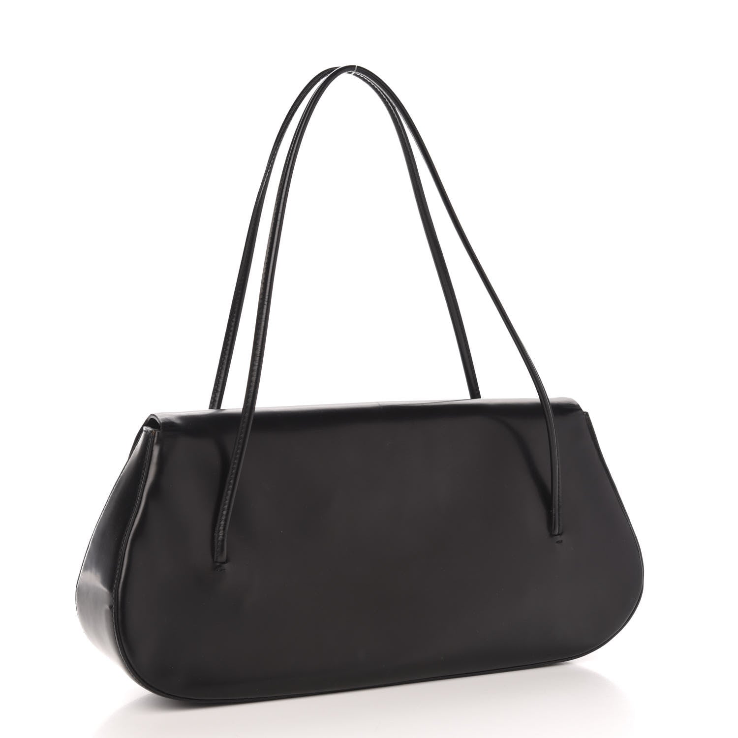 Prada Spazzolato Chic Shoulder Bag Black 3 of 13