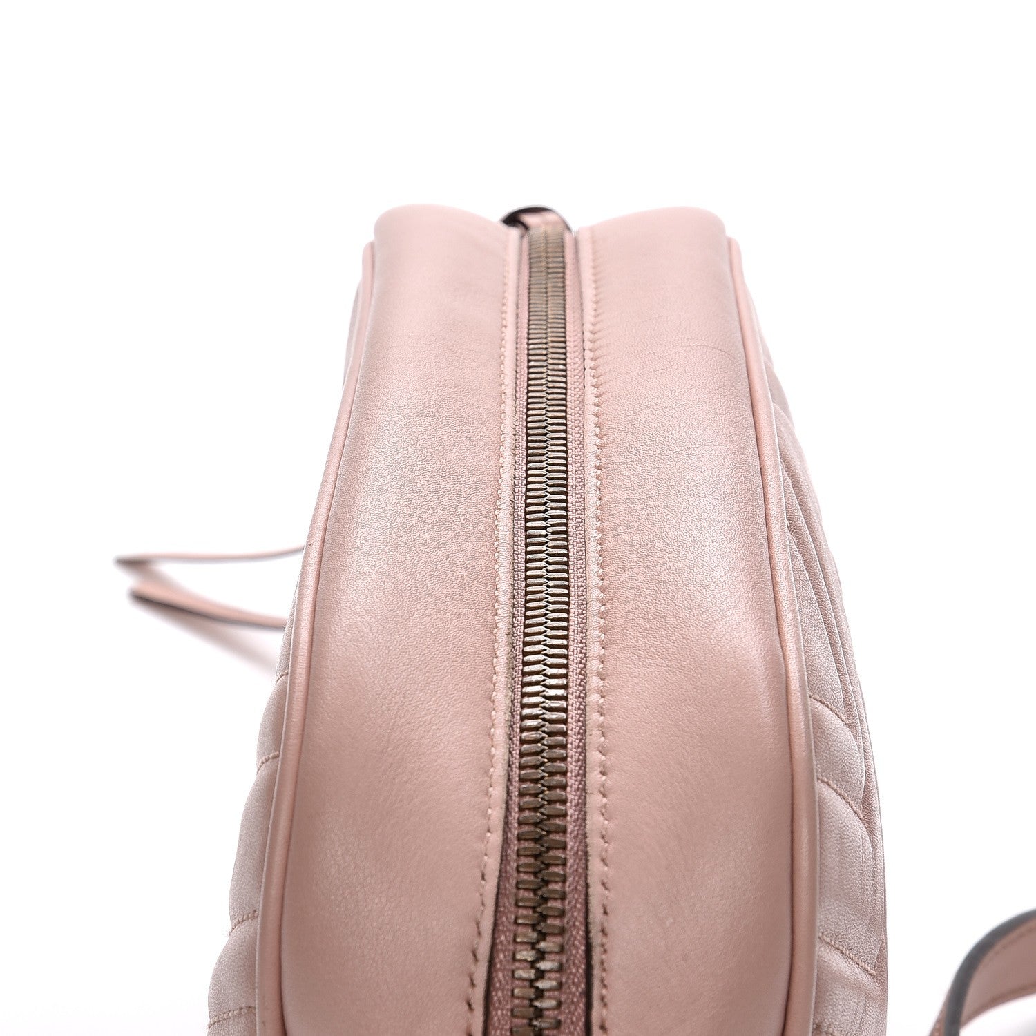 Gucci Calfskin Matelasse Small GG Marmont Chain Shoulder Bag Perfect Pink 10 of 15