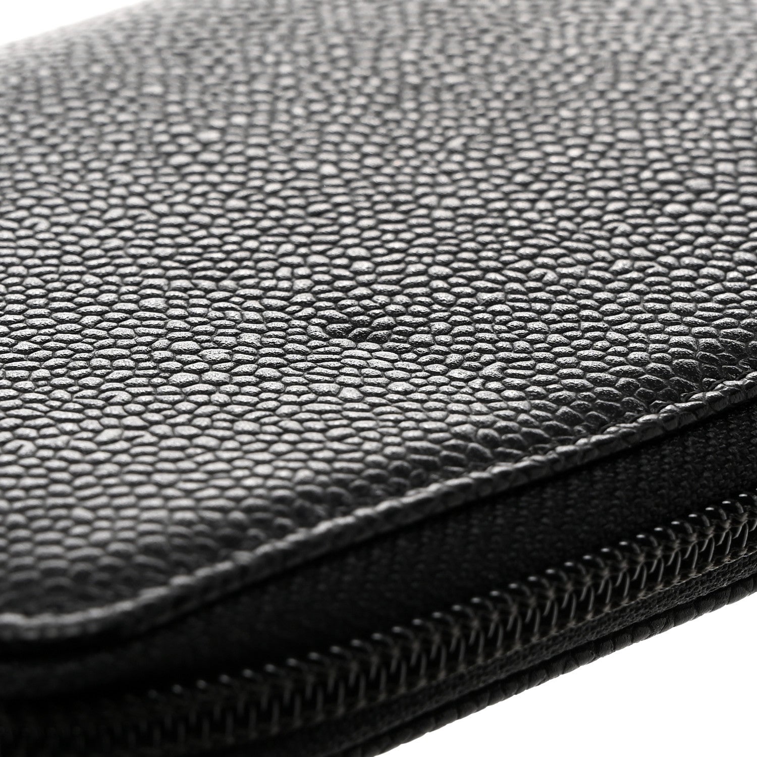 Chanel Caviar Large Timeless CC Zip Around Wallet Black 9 of 10
