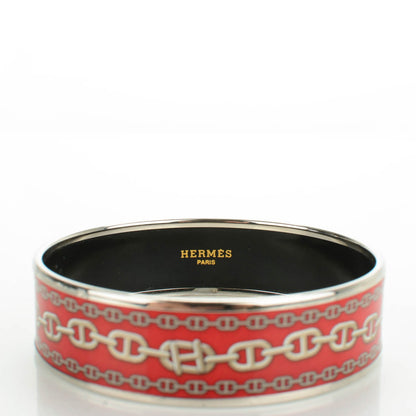 Hermes Enamel Printed Wide Chaine d'Ancre Bracelet 70 3 of 5