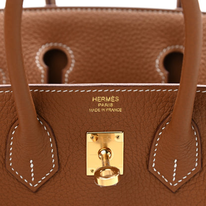 Hermes Togo Birkin 25 Gold 6 of 10