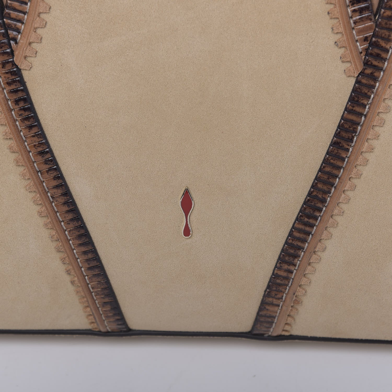Christian Louboutin Trepointe Suede Large Paloma Ivory 11 of 14