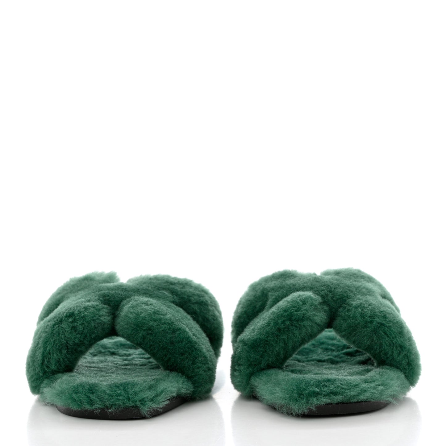 Woolskin Oran Sandals 37.5 Vert Anglais