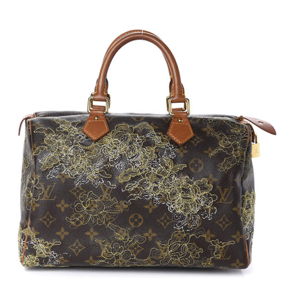 Louis Vuitton Monogram Dentelle Speedy 30 Gold 1 of 10