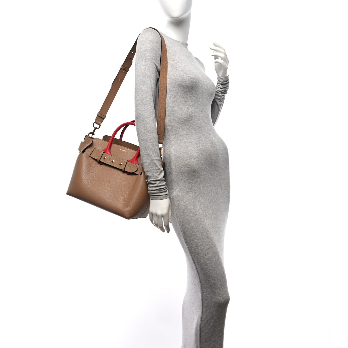 Marais Calfskin Small Belt Bag Dark Beige