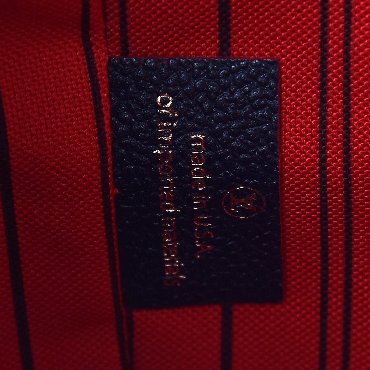 Empreinte Melie Marine Rouge