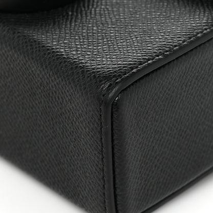 Christian Dior Ultra Matte Grained Calfskin 30 Montaigne Box Bag Black 12 of 15
