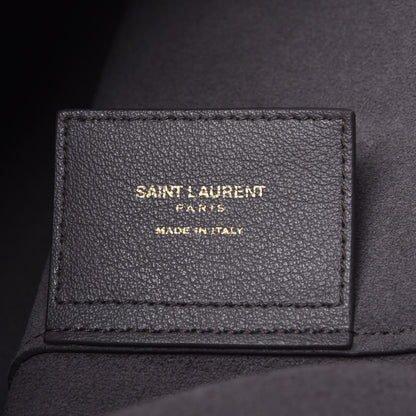 Saint Laurent Calfskin Large Shopping Tote Fog 6 of 9