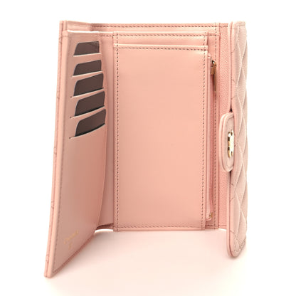 Chanel Caviar Quilted Medium Flap Wallet Light Pink 5 of 12