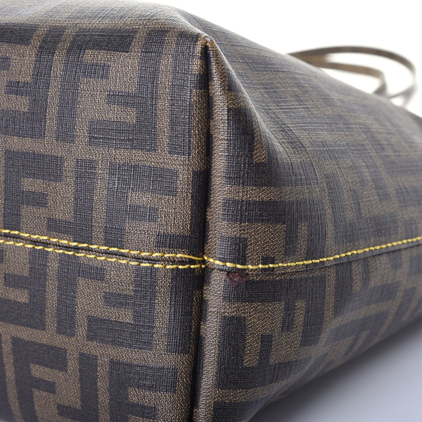 Zucca Spalmati Medium Roll Tote Tobacco Giallo