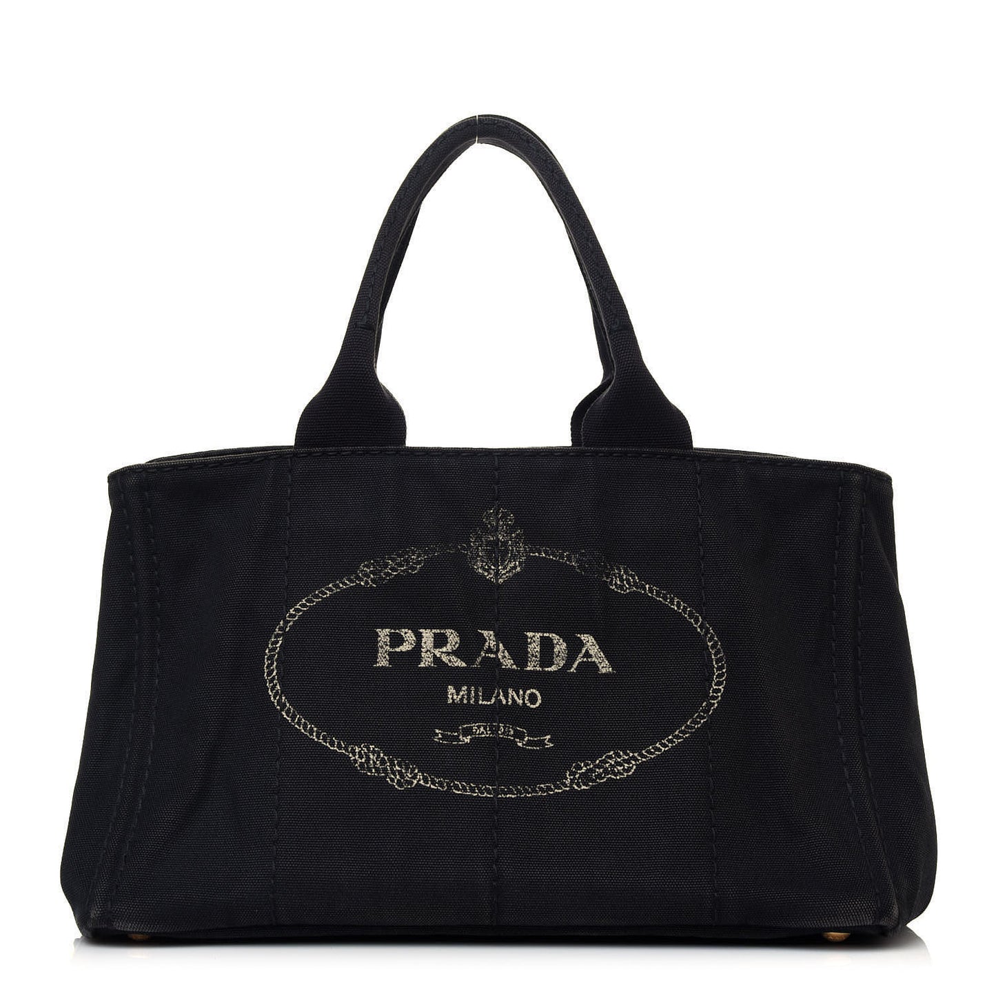 Canapa Small Logo Tote Black