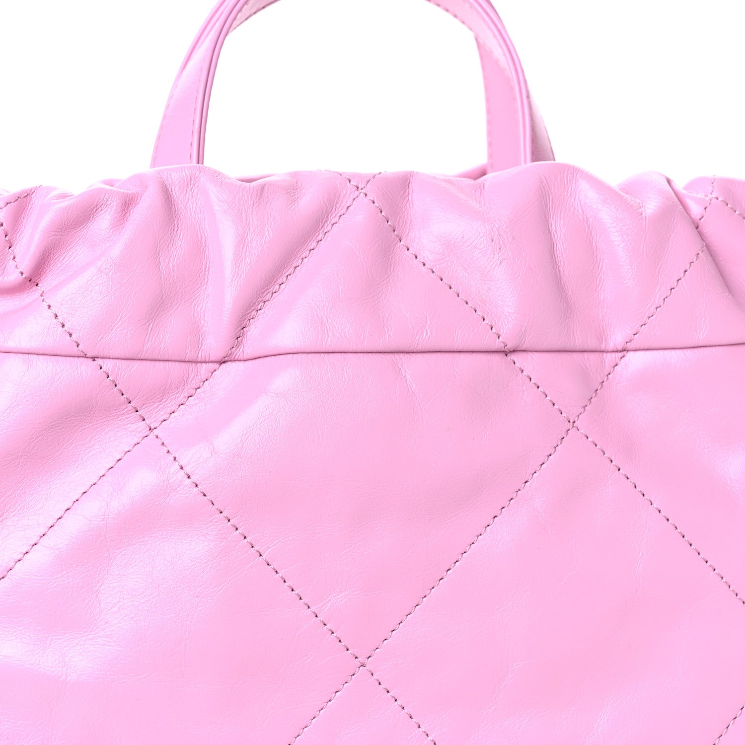 Chanel Shiny Calfskin Quilted Chanel 22 Backpack Lilac 8 of 10
