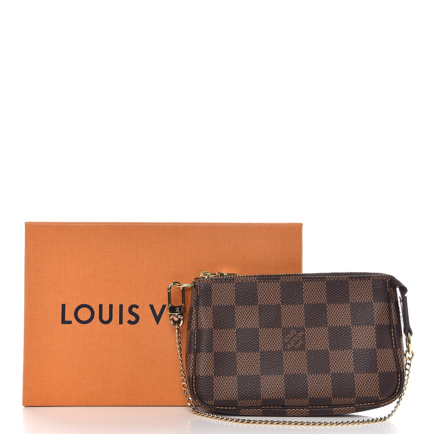 Louis Vuitton Damier Ebene Mini Pochette Accessories 8 of 8