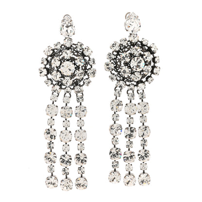 Gucci Metal Crystal Drop Earrings 1 of 6