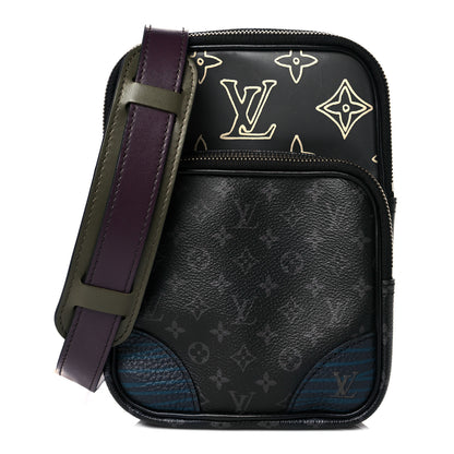 Louis Vuitton Monogram Eclipse Patchwork Amazone Sling Bag 1 of 10