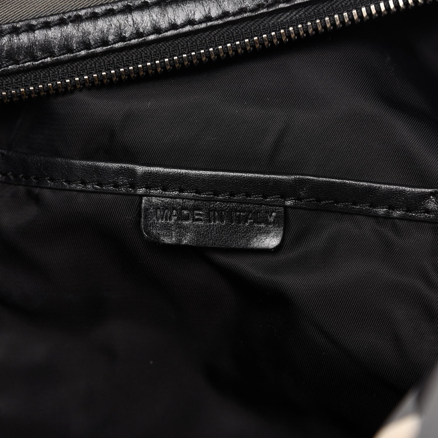 Burberry Nylon Beat Check Studded Medium Edenham Satchel Black 9 of 11