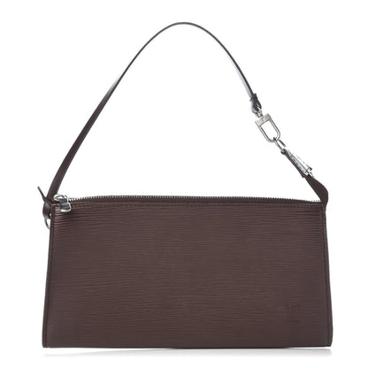 Louis Vuitton Epi Pochette Accessories 24 Moka 1 of 7