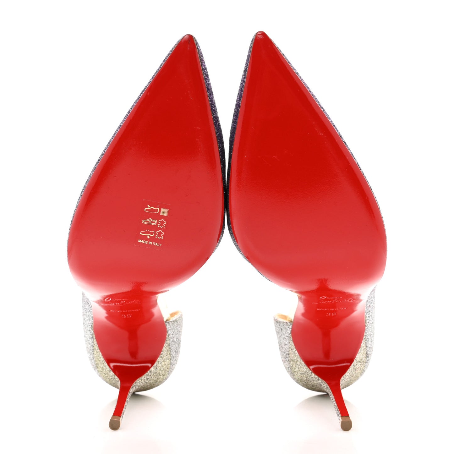 Mini Glitter Degrade Specchio Iriza 100 Pumps 39 Drage Light Gold