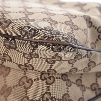 Gucci Monogram Medium Pop Hobo Dark Brown 10 of 12