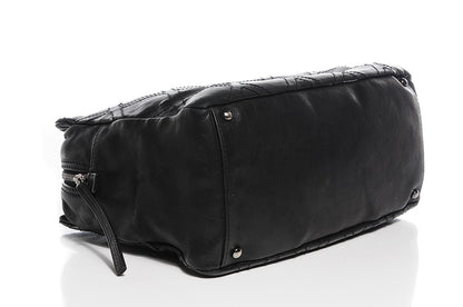 Chanel Calfskin Large Diamond Stitch Tote Black 4 of 7