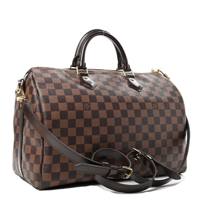 Louis Vuitton Damier Ebene Speedy Bandouliere 35 2 of 4