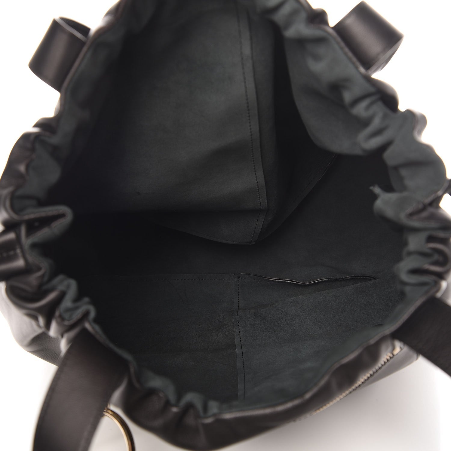 Versace Calfskin Day Dreamer Drawstring Bag Black 5 of 13