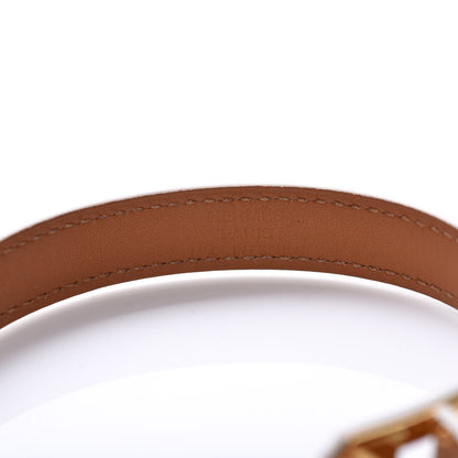 Hermes Epsom Kelly Double Tour Bracelet XS White 4 of 7
