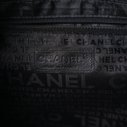Chanel Lambskin Patent Calfskin Camellia Tote Black 6 of 17